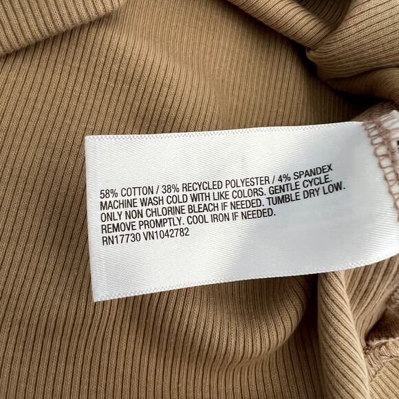 Universal Thread Women's Light Brown Ribbed Shrunken Tank - Size XXL - NWT - Picture 8 of 8